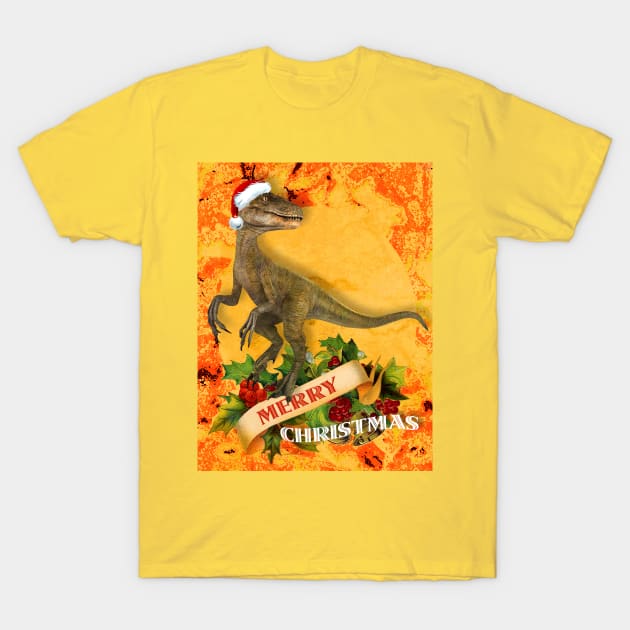 Merry Jurassic Christmas 5 T-Shirt by PrivateVices